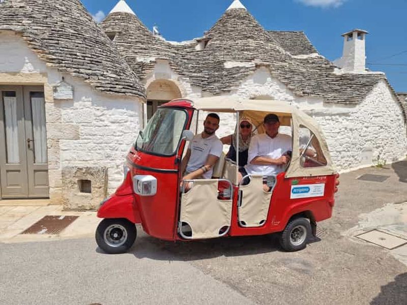 Billet Alberobello : visite privée en tuk-tuk avec audioguide