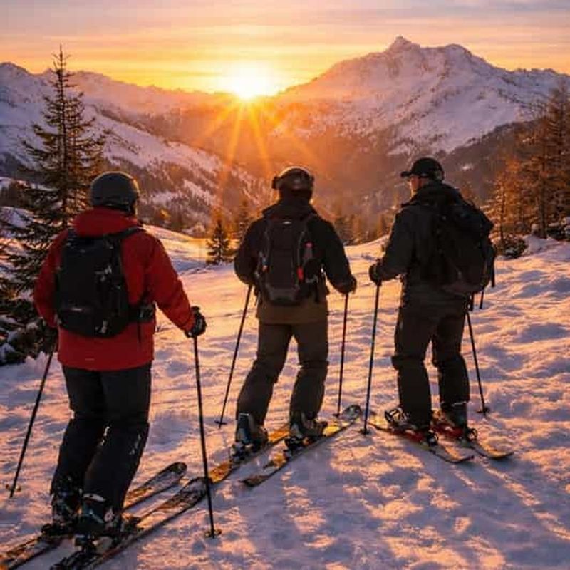 Billet La Rosière : Ski de randonnée au lever du soleil avec petit déjeuner