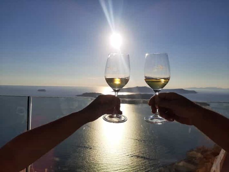 Billet Santorin : Visite guidée privée des vignobles avec dégustations de vins