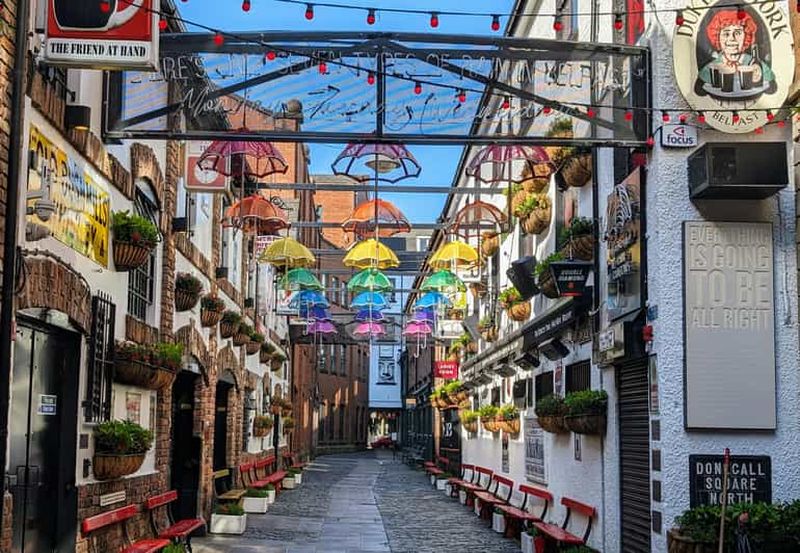 Billet Visite à pied du centre-ville de Belfast en allemand