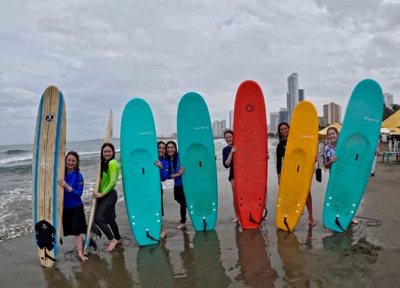 Billet Carthagène : leçon de surf avec un coach privé