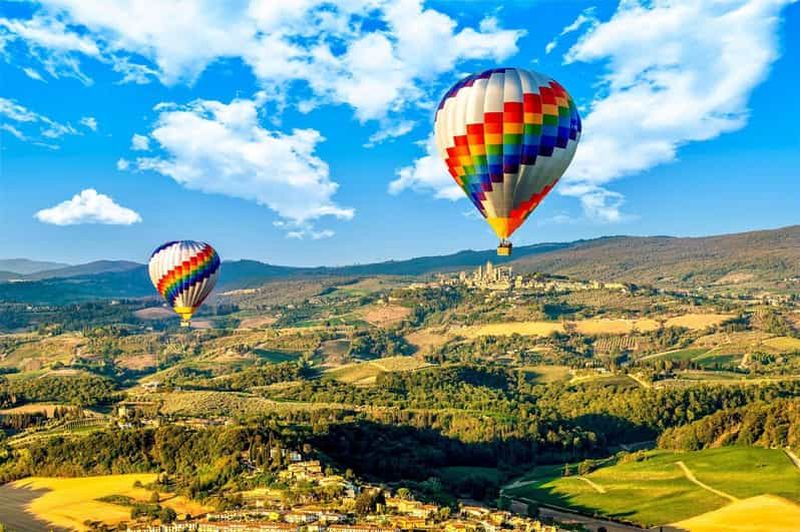 Billet Vol en montgolfière en Toscane depuis la région du Chianti