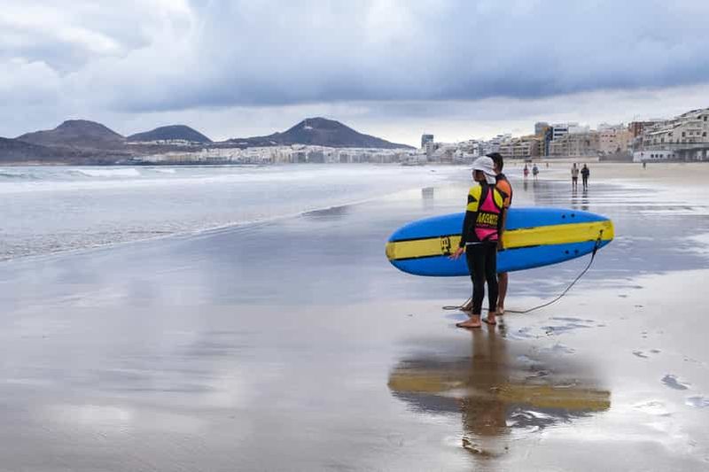 Billet Cours de surf à la plage de Las Canteras