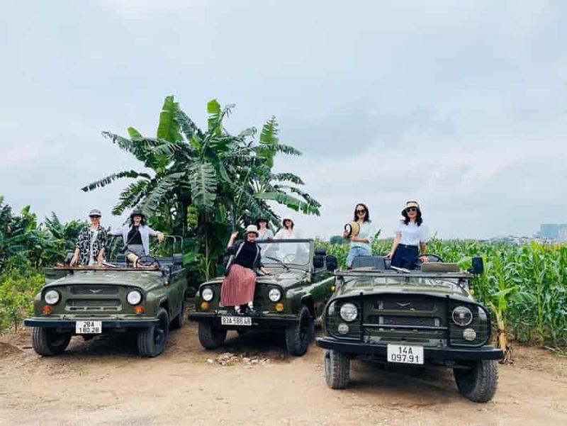 Billet Hanoï : visite en Jeep et déjeuner, peinture folklorique de Dong Ho
