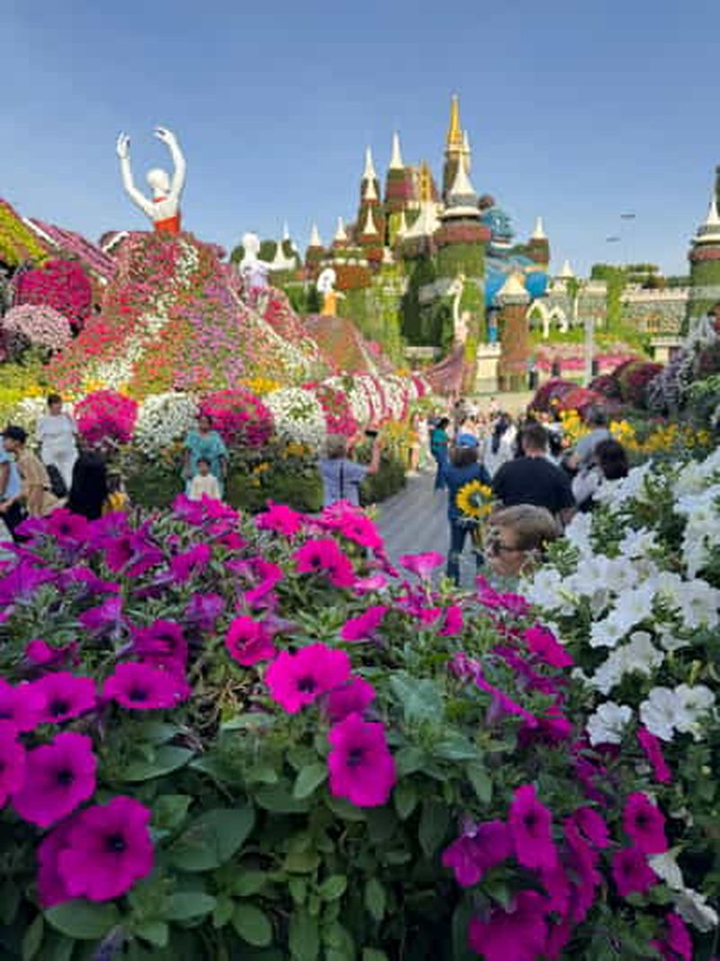 Billet Dubaï : visite du Miracle Garden avec transfert aller-retour