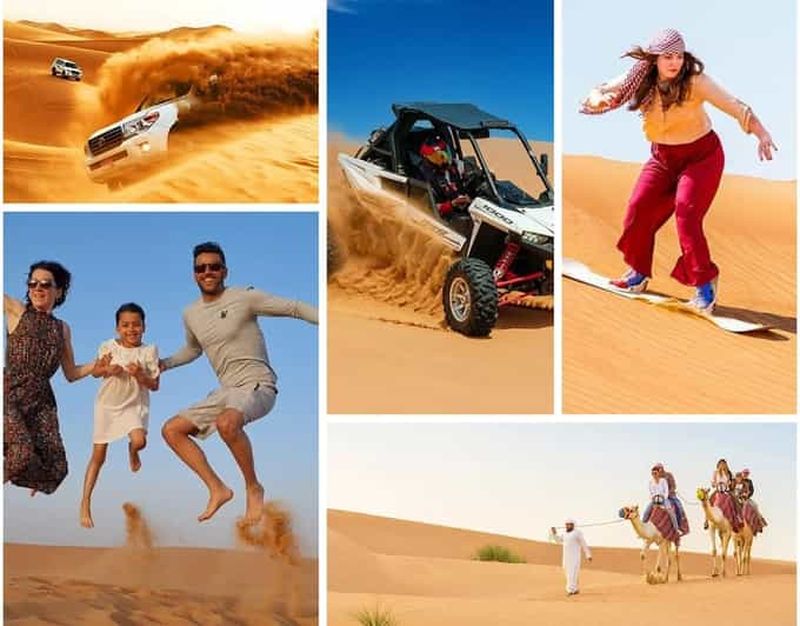 Billet Doha : quad, balade à dos de chameau, sandboard et traversée des dunes en quad ou buggy