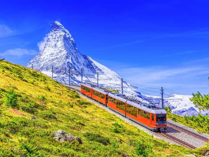 Billet Au départ de Zermatt : billet de train à crémaillère jusqu'au mont Gornergrat