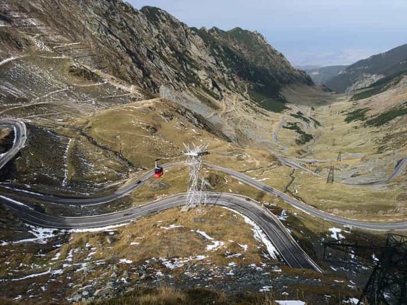 Billet Brașov : visite privative de la route de Transfăgărășan avec prise en charge