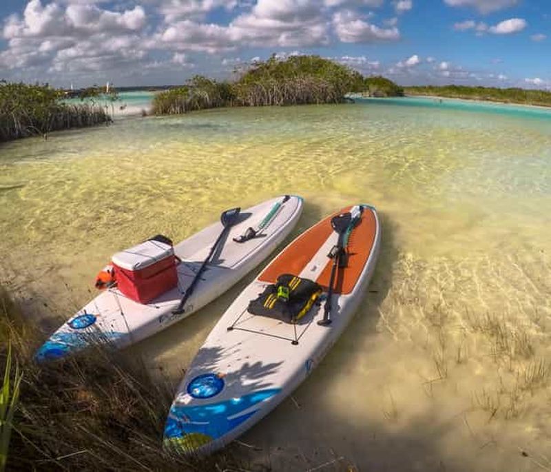 Billet Bacalar: location d'une journée complète de paddleboard
