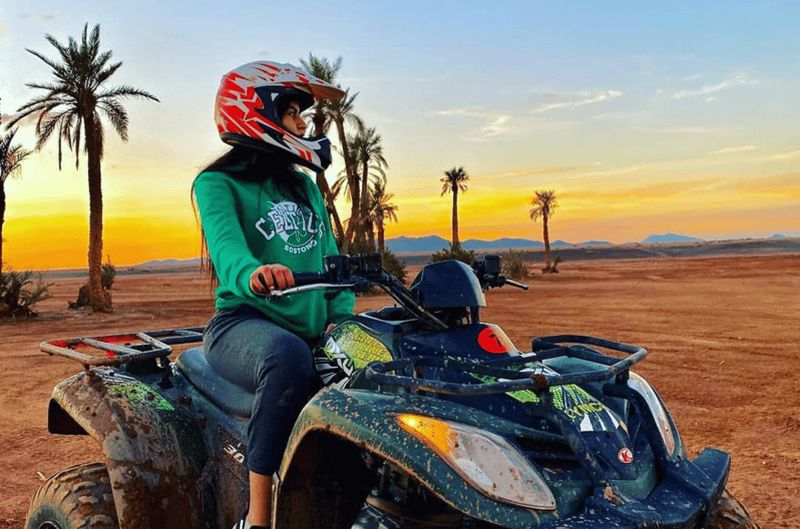 Billet Marrakech : Balade en quad dans les dunes de la Palmeraie avec thé