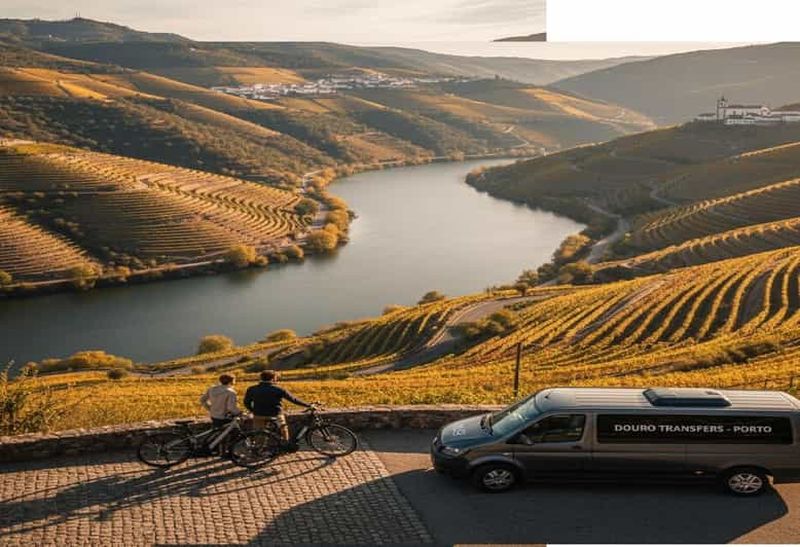 Billet Douro : vélo électrique et bateau avec/à partir de Porto (transfert)