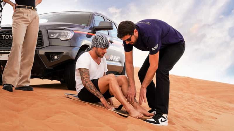 Billet Dubaï : Safari dans le désert avec sandboard, quad et barbecue
