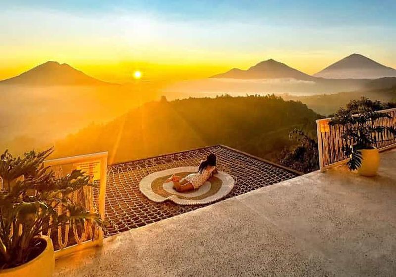 Billet Ubud : Batur Cafe Sunrise, tyrolienne et Cretya Day Club Tour
