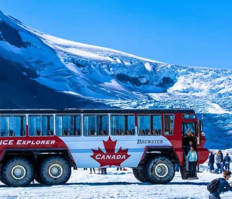 Billet Columbia Icefield, Skywalk, glacier Crowfoot et circuit des lacs