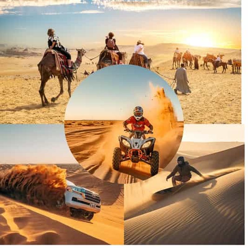 Billet Doha : Randonnée en quad, rallye dans les dunes, balade à dos de chameau et visite de la mer intérieure