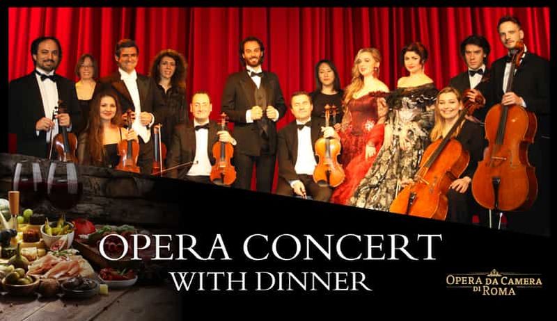Billet Rome : Concert d'opéra italien et dîner traditionnel