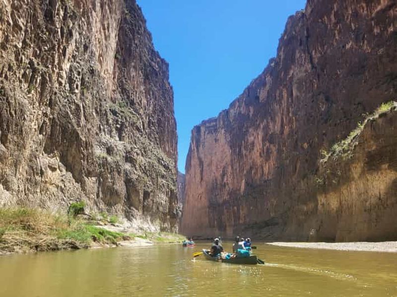 Billet Terlingua : excursion guidée d'une journée en raft, kayak ou canoë sur le Rio Grande