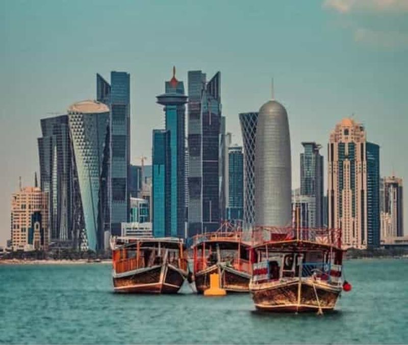 Billet Doha : croisière en boutre avec prise en charge, retour, thé et rafraîchissements