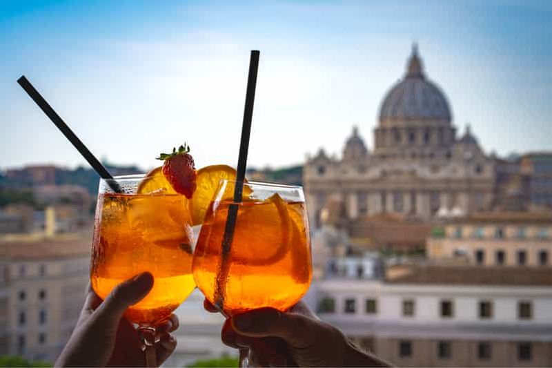 Billet Rome : visite gastronomique privée et apéritif avec vue sur le Vatican