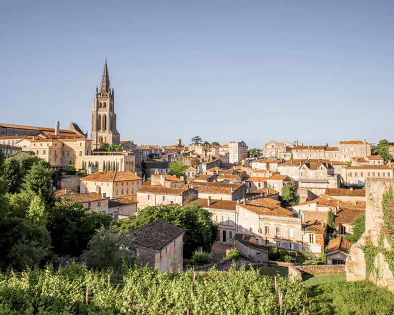 Billet Au départ de Bordeaux : visite d'une demi-journée à Saint-Émilion avec dégustation de vins