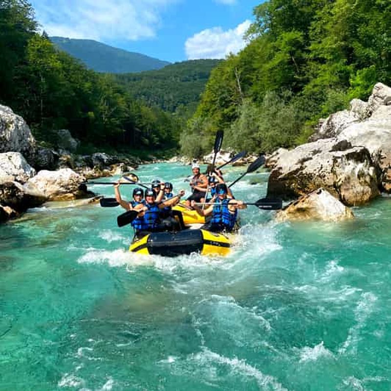 Billet Bovec : Rafting aventureux sur la rivière d'émeraude Soča + photos GRATUITES