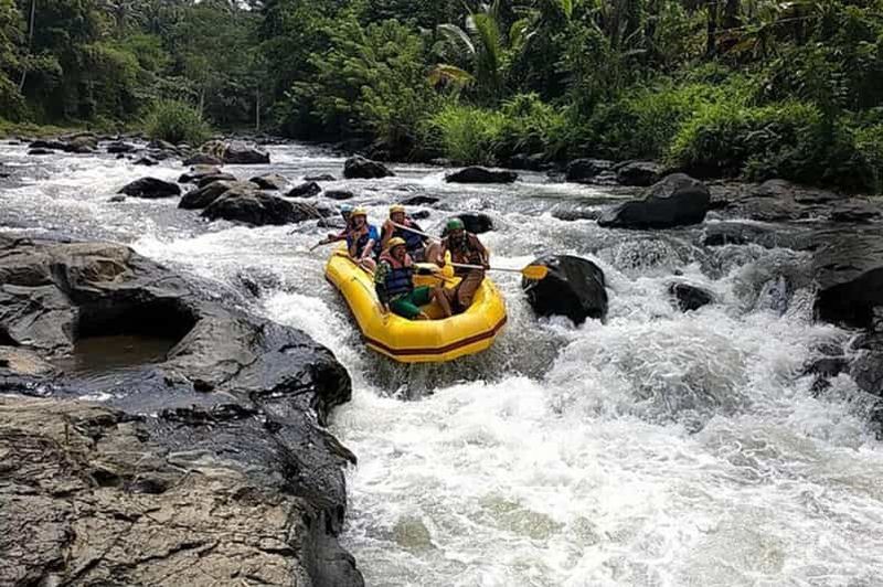 Billet Lombok : rafting en eaux vives, rizières en terrasses et cascade