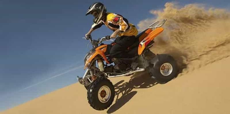 Billet Mascate : option quad avec coucher de soleil, prise en charge et barbecue