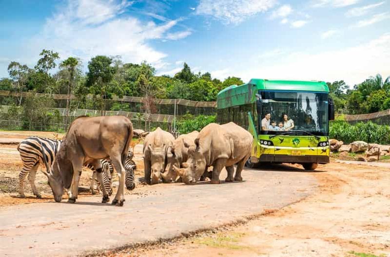Billet Phú Quốc : visite d'une journée au parc safari, à la ferme aux perles et à la plage de Rạch Vem
