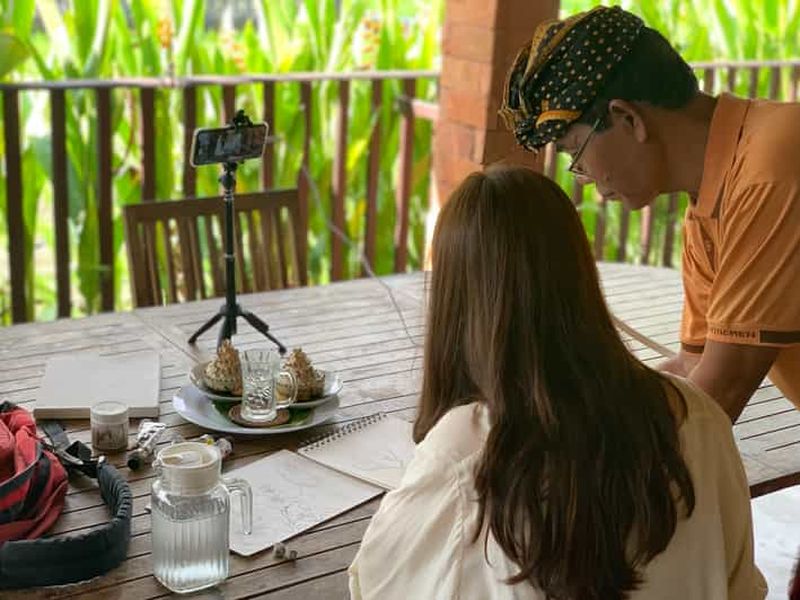 Billet Ubud : cours de peinture balinaise traditionnelle