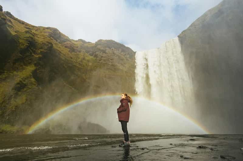 Billet Depuis Reykjavik : excursion d'une journée aux cascades, à la plage noire et au glacier