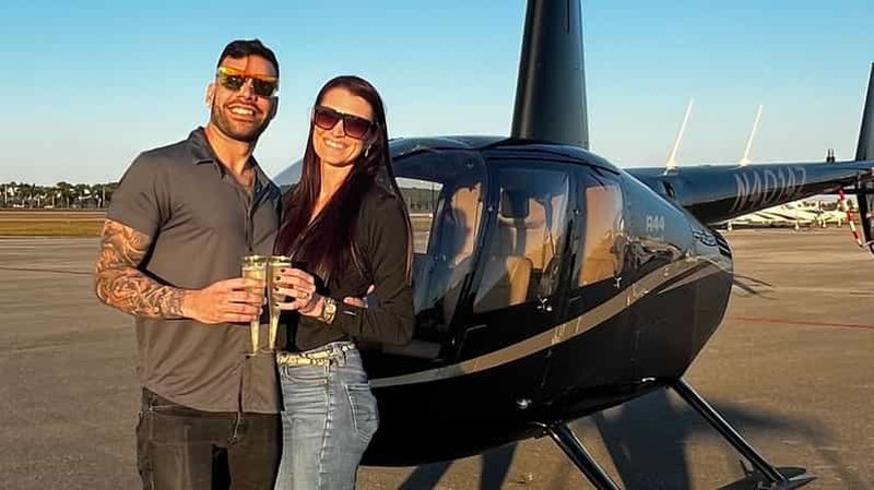 Billet Miami : visite privée de 30 minutes en hélicoptère avec champagne