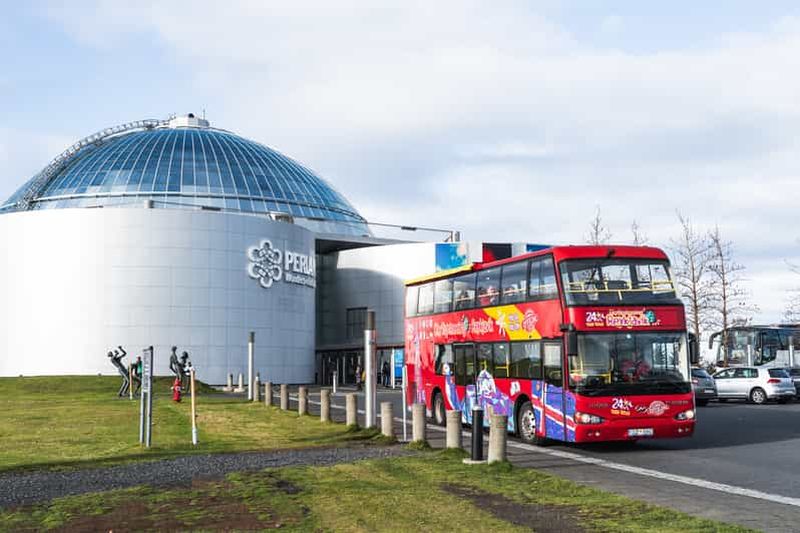 Billet Reykjavík : Bus Hop-On Hop-Off et billet d'entrée au musée Perlan