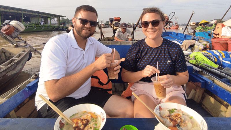 Billet Ho Chi Minh : Marché flottant de Can Tho et excursion à vélo en milieu rural