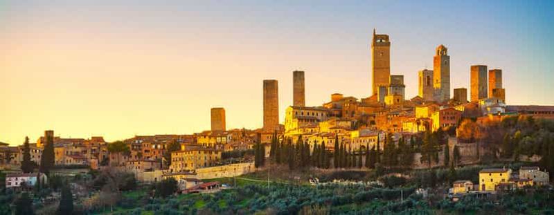 Billet Florence : Excursion d'une journée avec temps libre à San Gimignano et Sienne
