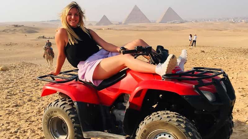 Billet Gizeh : pyramides et dunes de sable en quad privé