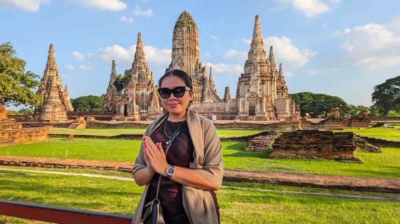 Billet Ayutthaya : Tour en bateau privé avec visites de temples en option.