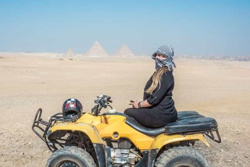 Billet Le Caire : pyramides, Sphinx et balade à dos de chameau, avec option quad