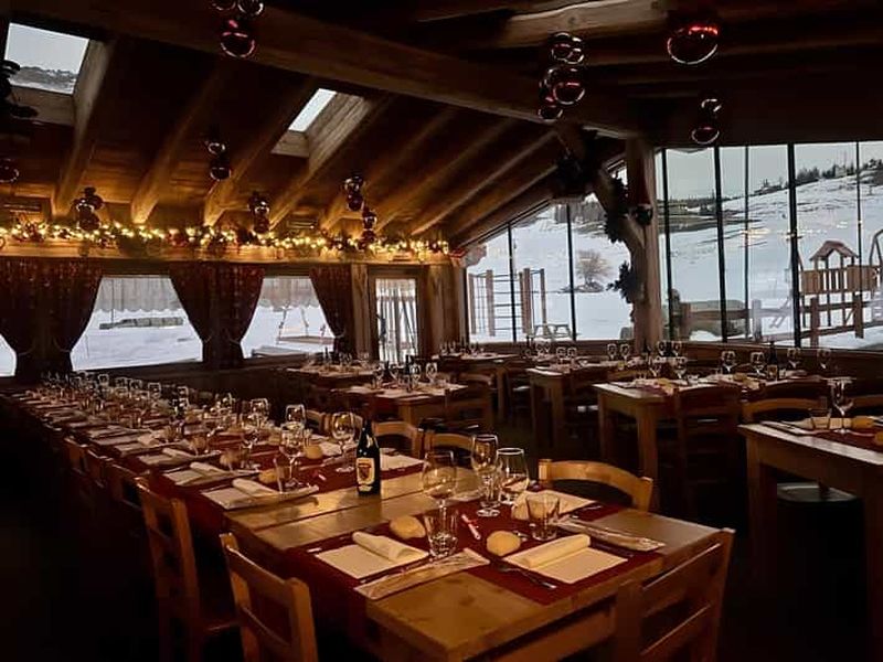 Billet Transport en motoneige dans la vallée d'Aoste et dîner à Torgnon