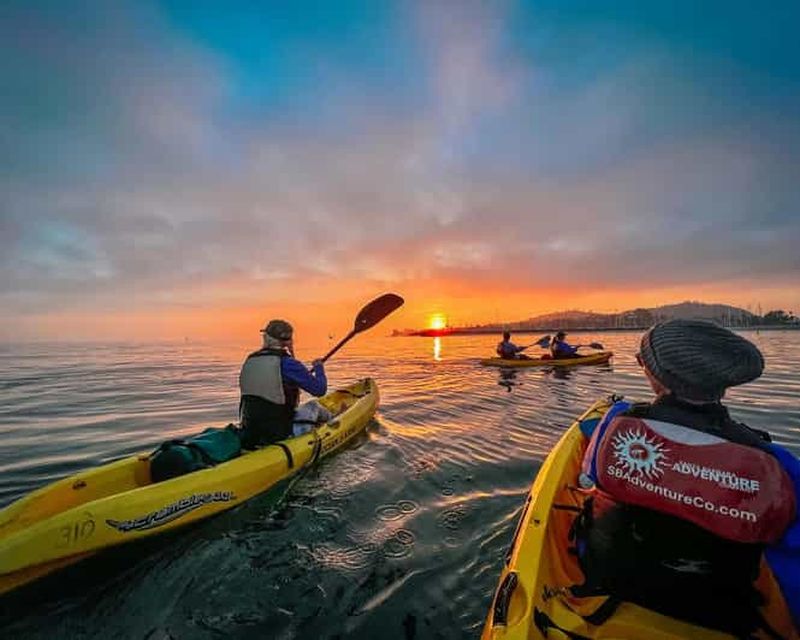 Billet Port de Santa Barbara : Excursion en kayak au coucher du soleil (2 heures)