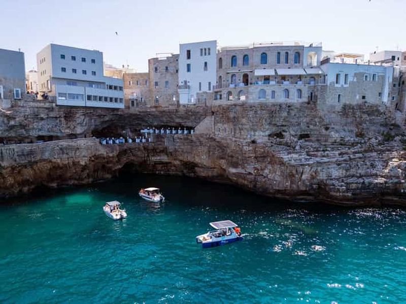 Billet Polignano a Mare : Excursion en bateau écologique avec plongée en apnée et grottes