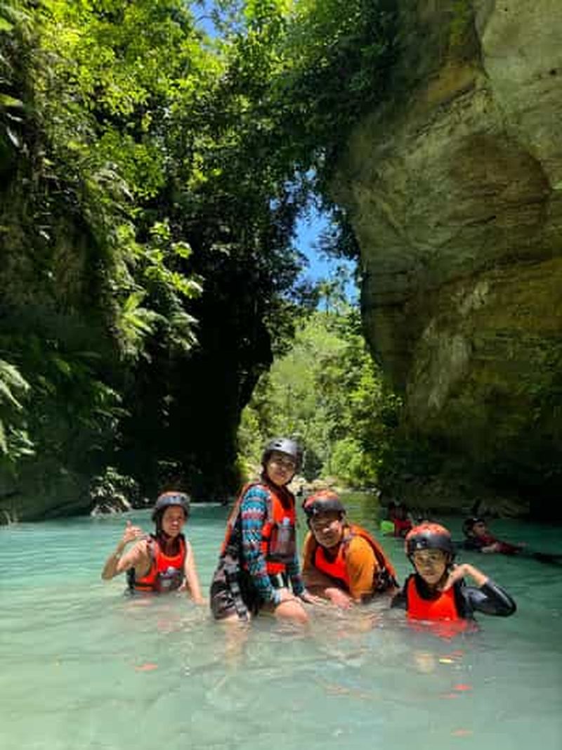 Billet Nage avec les requins baleines à Oslob et canyoning aux chutes de Kawasan