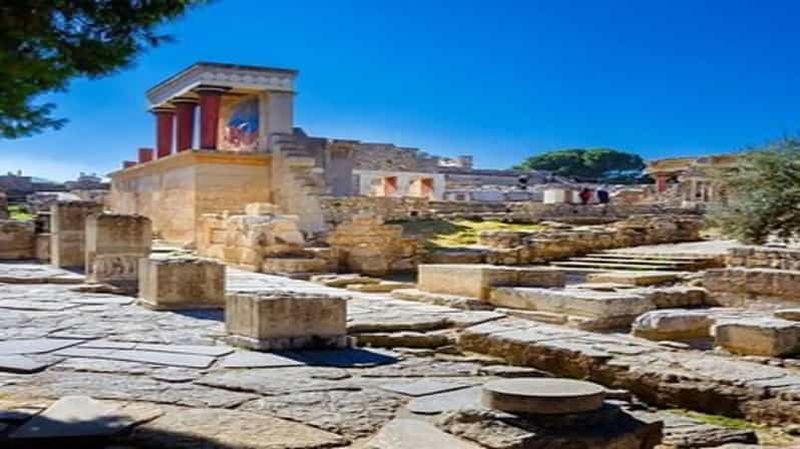Billet Héraklion : visite à pied du palais de Cnossos et de la ville