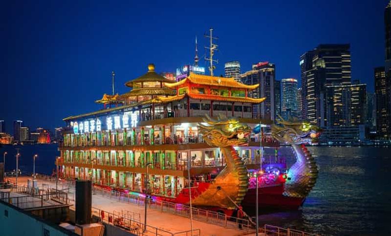 Billet Billet pour une croisière en soirée sur le fleuve Huangpu à Shanghai avec dîner