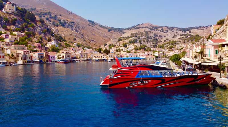 Billet Kolymbia : Bateau à grande vitesse pour l'île de Symi et la baie de Saint-Georges