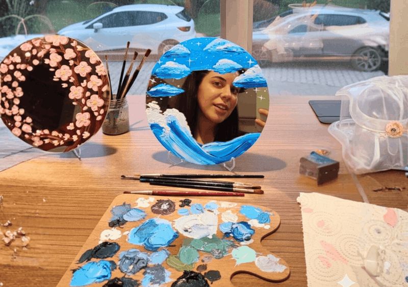 Billet Istanbul : Atelier de peinture sur miroir – La rencontre du reflet et de l'art