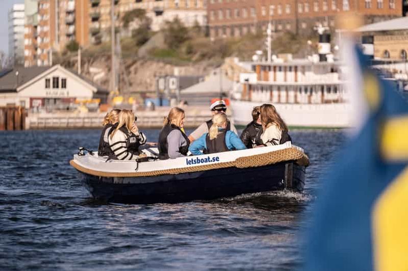 Billet Centre ville de Göteborg : Tour en bateau électrique autoguidé