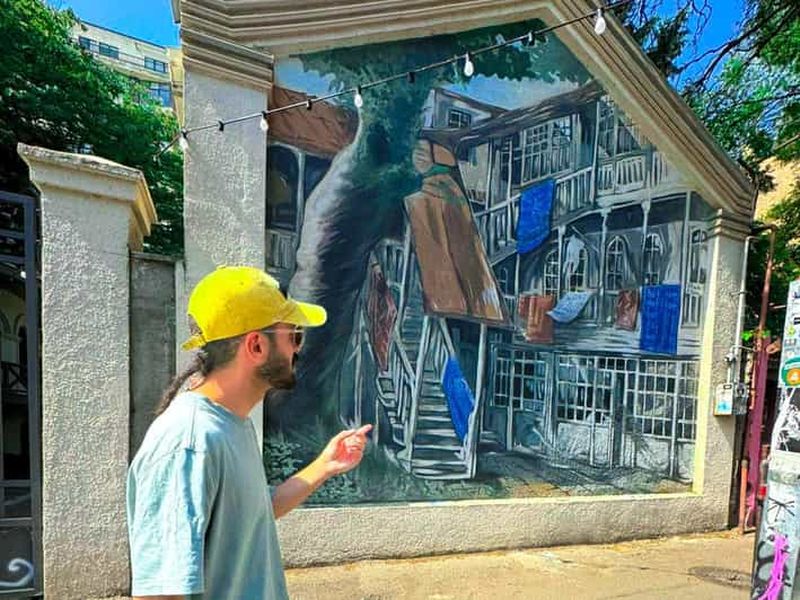 Billet Tbilissi : visite guidée à pied sur le thème du street art et du graffiti