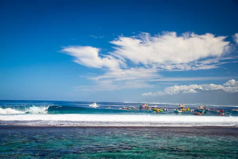 Billet Teahupo'o : Première ligne Tahiti Pro taxi boat Tour