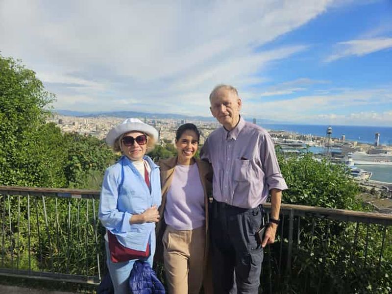 Billet Barcelone : Visite pied à pied avec le château de Montjuic et le téléphérique