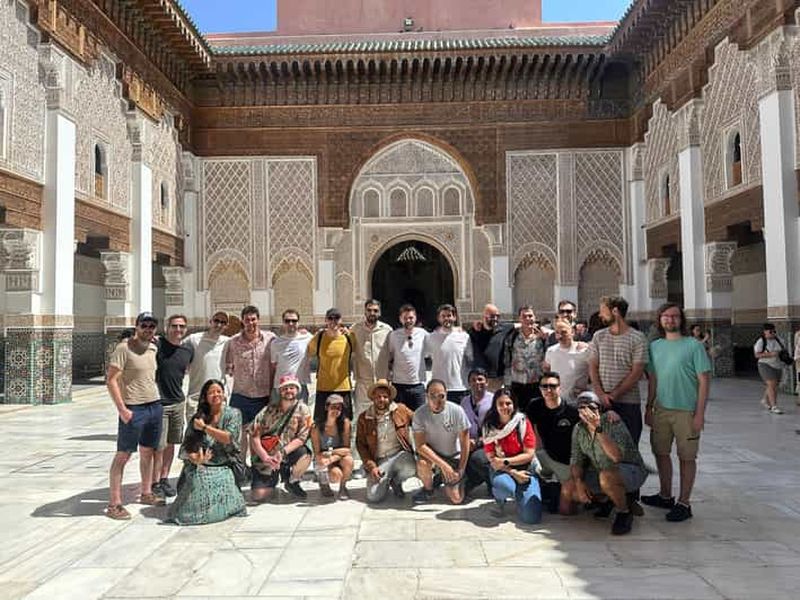 Billet Marrakech : visite de la médersa Ben Youssef, du jardin Majorelle et de la médina